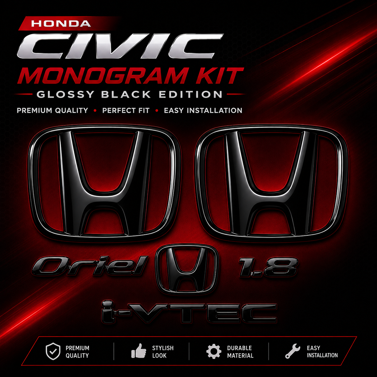 Honda Civic Monogram Kit