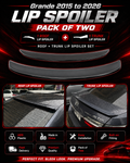 Toyota Corolla Grande 2015–2026 Roof & Trunk Lip Spoiler Set – Pack of 2