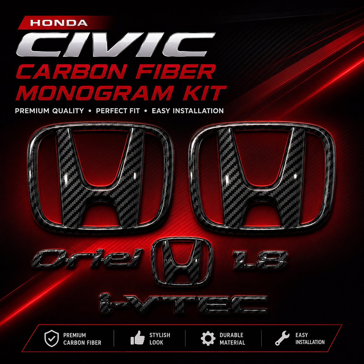 Honda Civic Monogram Kit